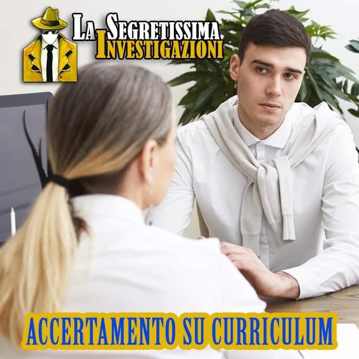 Scopri di più sull'articolo Accertamento su Curriculum